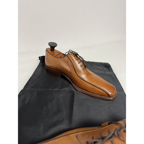 Romano Martegani Shoes Mens Size 8 Leather Handmade Italy Dress Oxfords Luxury main image 12